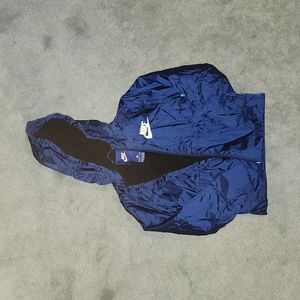 EUC Nike Windbreaker Fleece Lined Raincoat